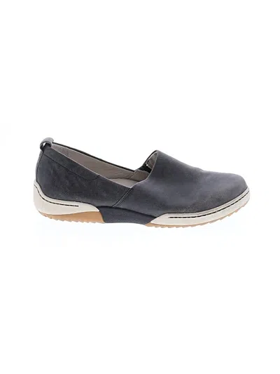 Pre-owned Dansko Flats In Gray