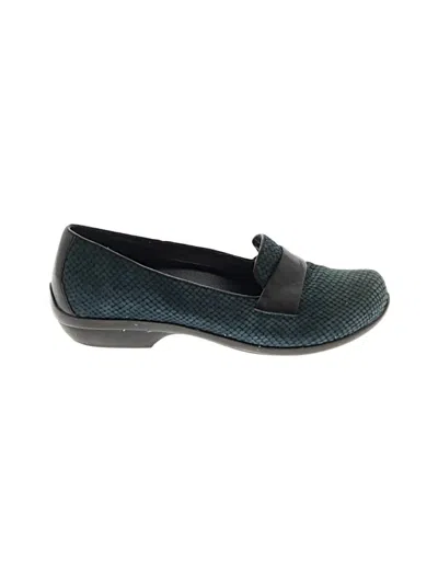 Pre-owned Dansko Flats In Teal