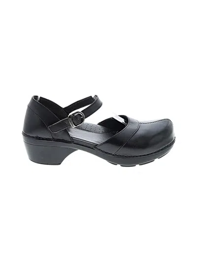 Pre-owned Dansko Heels In Black
