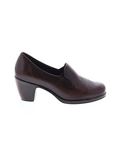 Pre-owned Dansko Heels In Brown