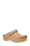 Dansko Ingrid Clog In Honey Distressed