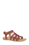 Dansko Janice Ankle Strap Sandal In Burgundy