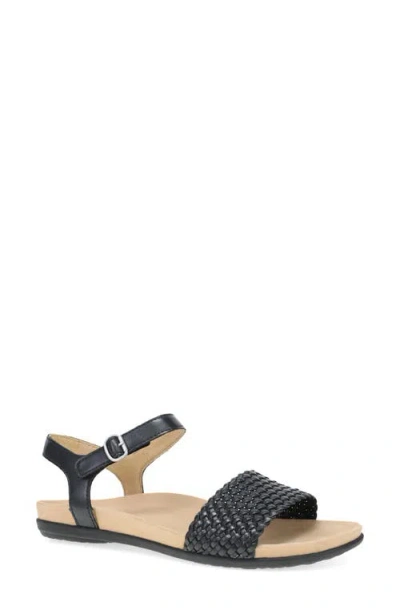 Dansko Jodie Ankle Strap Sandal In Black