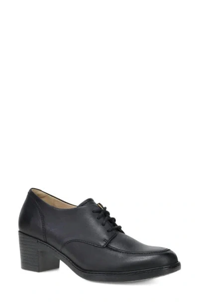 Dansko Lace-up Oxford Platform Pump In Black