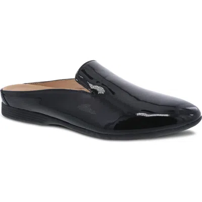 Dansko Lexie Leather Mule In Black Patent