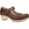 Dansko Lilah Mary Jane Platform Pump In Tan