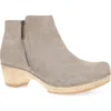Dansko Lizanne Short Boot In Taupe Milled Nubuck In Taupe
