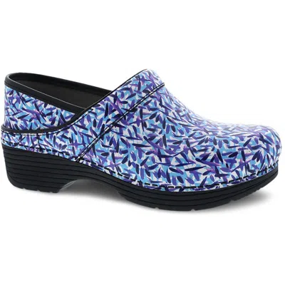 Dansko Lt Pro Womens Leather Slip-on Clogs In Multi