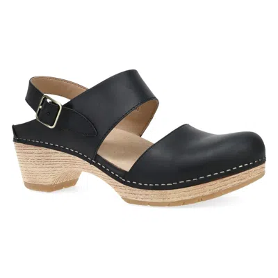 DANSKO DANSKO LUCIA 2218021400 MARY JANE WOMEN'S BLACK ADJUSTABLE STRAP JOBB2202