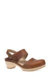 Dansko Lucia Slingback Platform Pump In Tan