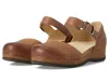 Dansko Mae Ankle Strap Platform Clog In Brown
