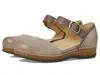 Dansko Mae Ankle Strap Platform Clog In Brown