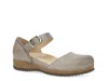 Dansko Mae Ankle Strap Platform Clog In Gray