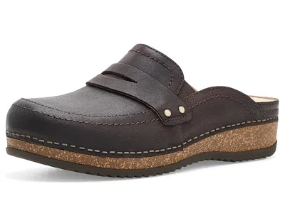 Dansko Maggy Clog Women's Shoes Chocolate: Eu 37 (us Women's 6.5-7) Regular, Leather In Brown