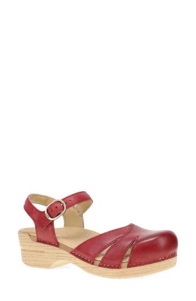 Dansko Margreta Clog In Red