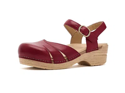 Dansko Margreta Clogs Women's Dress Flat Shoes Red: Eu 38 (us Women's 7.5-8) Regular