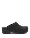 Dansko Men's Karl Clog Shoes In Black Oiled In Black