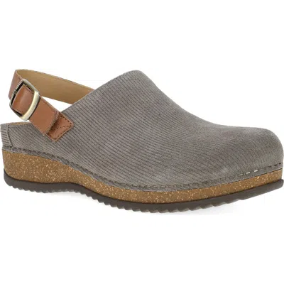 Dansko Merrin Slingback Clog In Gray