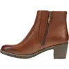Dansko Meryll Leather Bootie In Brown