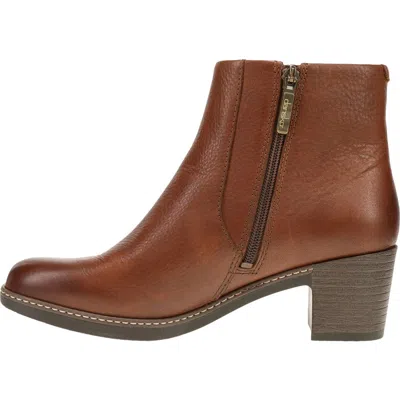 Dansko Meryll Leather Bootie In Brown