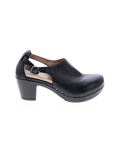 Pre-owned Dansko Mule/clog In Black