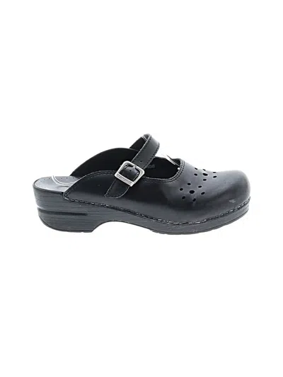 Pre-owned Dansko Mule/clog In Black