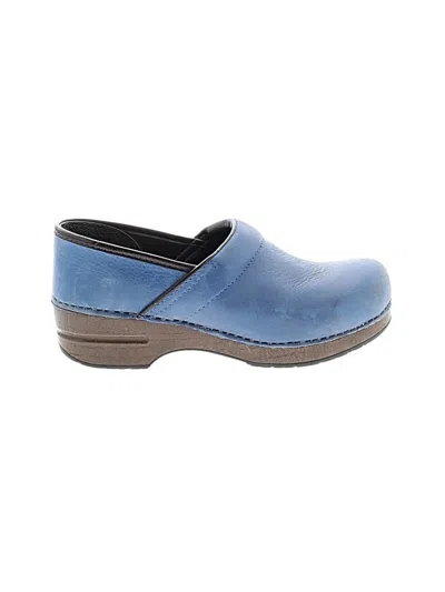 Pre-owned Dansko Mule/clog In Blue