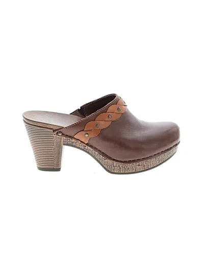 Pre-owned Dansko Mule/clog In Brown