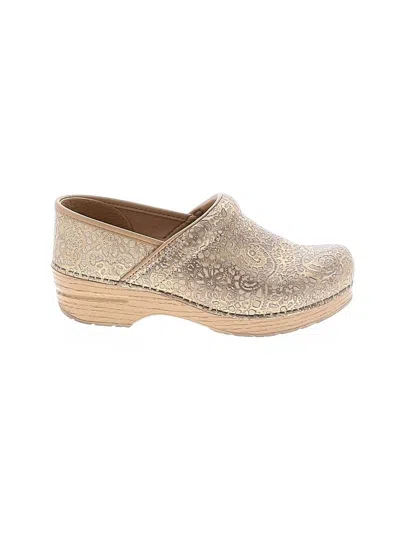 Pre-owned Dansko Mule/clog In Gold