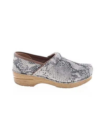 Pre-owned Dansko Mule/clog In Gray