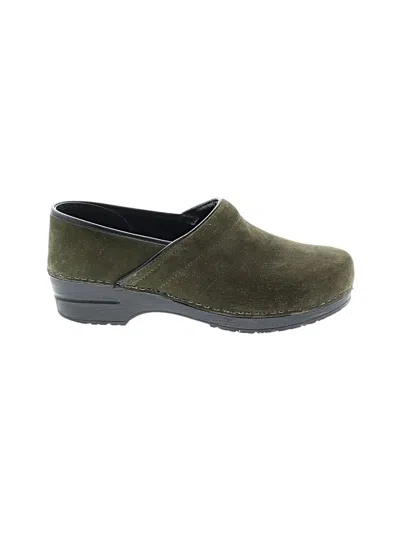 Pre-owned Dansko Mule/clog In Green