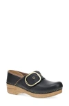 Dansko Pearson Buckle Strap Clog In Black