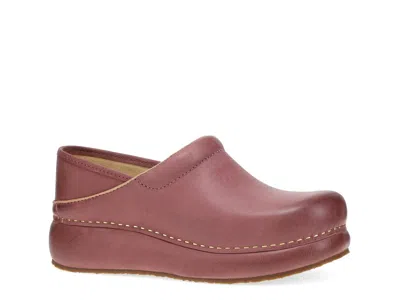 Dansko Platform Pro Slipon In Red