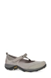 Dansko Primrose Flat In Taupe Burnished Suede