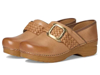 Dansko Pro Braided Clogs In Brown