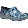 Dansko Professional Clog In Blue Vine Patent