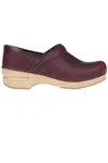 Dansko Professional Oiled Clogs In Red