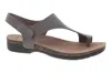 Dansko Reece Thong Sandals Women's Us 5.5-6 Stone Burnished Leather Rhs2976