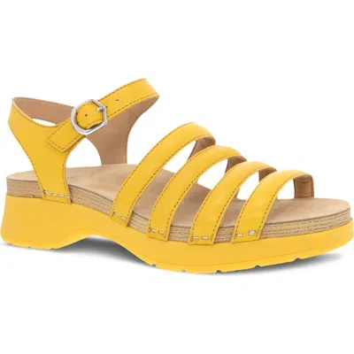 Dansko Roxie Sandal In Yellow