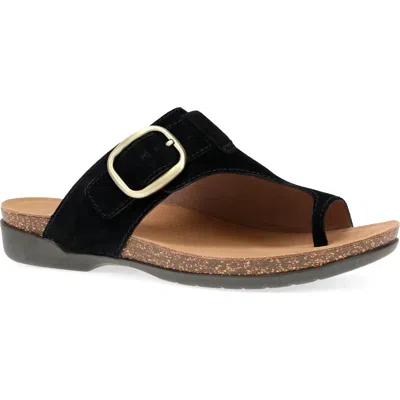 Dansko Rylee Sandal In Black Suede
