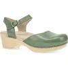 Dansko 'sam' Clog In Sage Calf