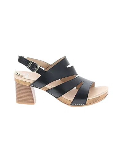 Pre-owned Dansko Sandals In Black