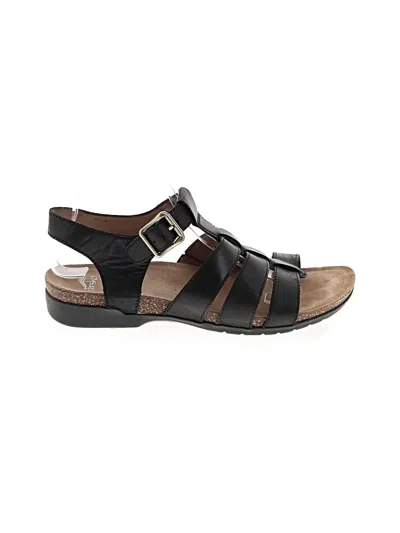 Pre-owned Dansko Sandals In Black