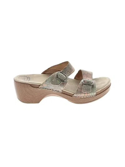 Pre-owned Dansko Sandals In Brown