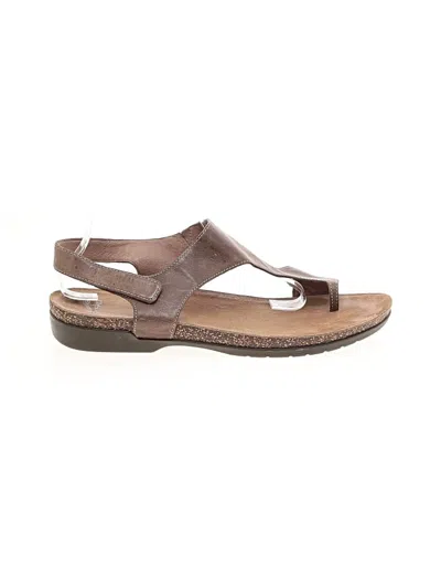 Pre-owned Dansko Sandals In Brown