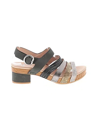 Pre-owned Dansko Sandals In Green