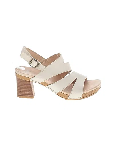 Pre-owned Dansko Sandals In Ivory
