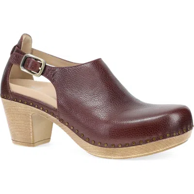 Dansko Sassy Cutout Clog In Cordovan