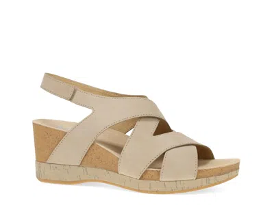 Dansko Shyla Wedge Sandal In Brown