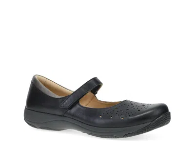 Dansko Stacy Mary Jane Flat In Black